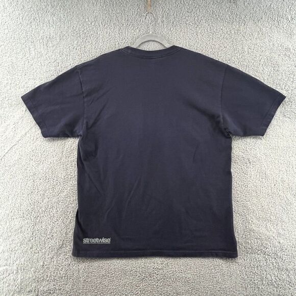 Streetwise Clothing Cali Script T-Shirt in navy Streetwear mens XL - Picture 2 of 14